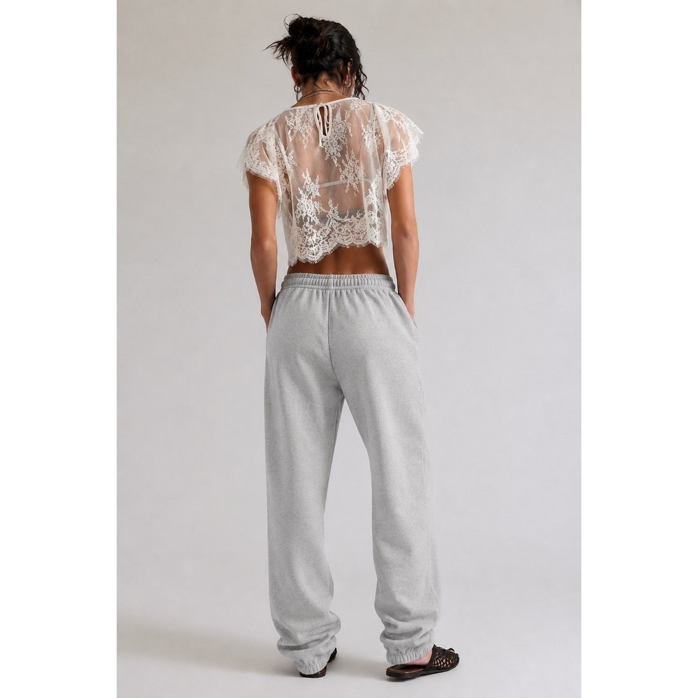 Fear of God Essentials 1977 Sweatpants Dark Oatmeal Fleece Joggers Sz:M NWT - Picture 2 of 6
